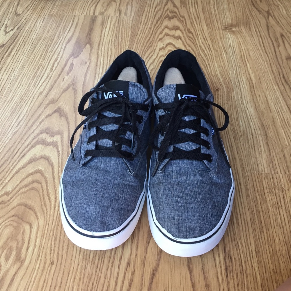 Vans 721356 Canvas Shoe Gray Men’s 9.5